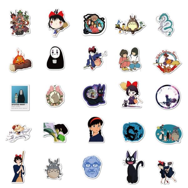 Totoro Bed - Ghibli Characters Random Mixed Stickers-Accessories, House Decor, My Neighbor Totoro, Other, princess mononoke, Spirited Away, Totoro Bed