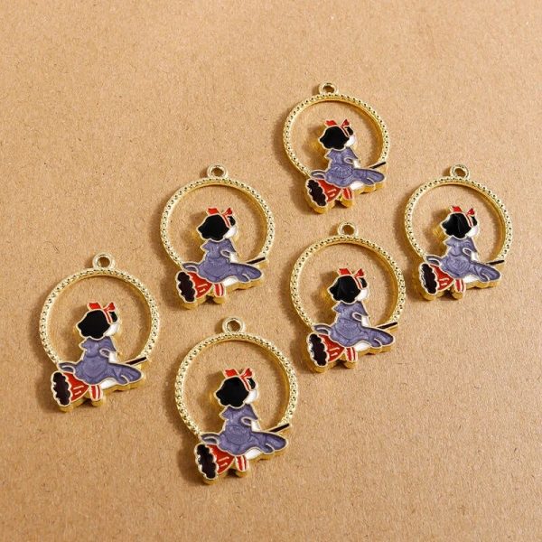 Tombo Kiki's Delivery Service - Kiki’s Delivery Service Charms For DIY Jewelry Set 10 pcs-Accessories, Kiki's Delivery Service, Other, Tombo Kiki's Delivery Service