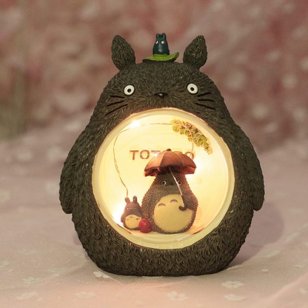 Studio Ghibli Totoro Movie - My Neighbor Totoro LED Night Light Kawaii Home Decor-Figure, House Decor, My Neighbor Totoro, Other, Studio Ghibli Totoro Movie, Toy Figure