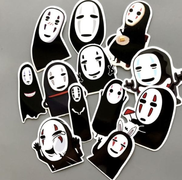 Spirited Away Chihiro - Spirited Away No Face Kaonashi Waterproof Stickers-Accessories, kaonashi, no face, Other, Spirited Away, Spirited Away Chihiro