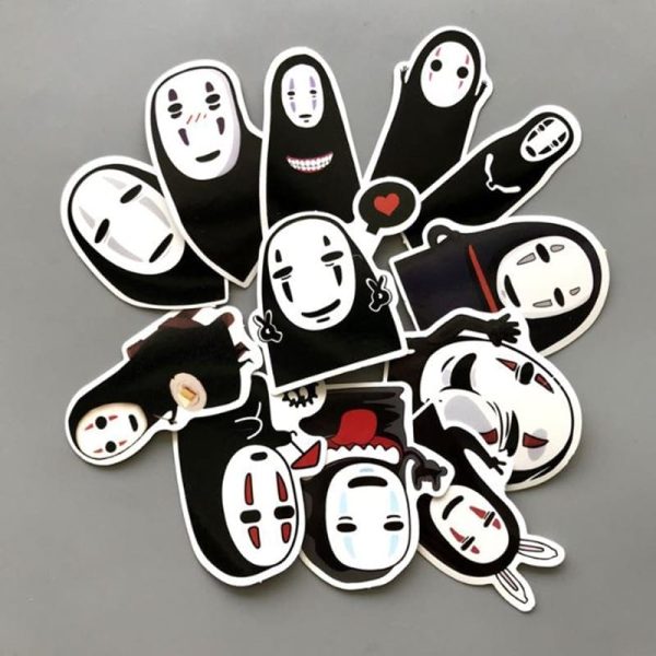 Spirited Away Chihiro - Spirited Away No Face Kaonashi Waterproof Stickers-Accessories, kaonashi, no face, Other, Spirited Away, Spirited Away Chihiro