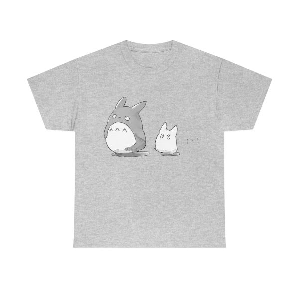 Totoro Sun Shade Cat Bus - Walking Mini Totoro T Shirt-Apparel, My Neighbor Totoro, Totoro Sun Shade Cat Bus, Tshirt