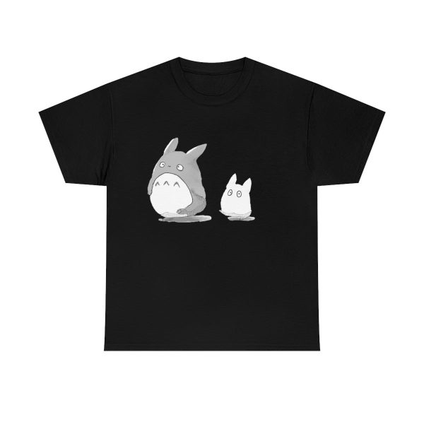 Totoro Sun Shade Cat Bus - Walking Mini Totoro T Shirt-Apparel, My Neighbor Totoro, Totoro Sun Shade Cat Bus, Tshirt