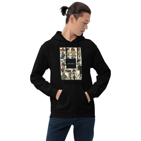 Compilation Characters of Studio Ghibli Hoodie Unisex-Apparel, Hoodie