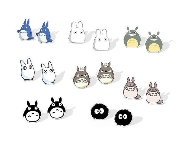 My Neighbor Totoro Backpack - My Neighbor Totoro Acrylic Stud Earrings-Accessories, My Neighbor Totoro, My Neighbor Totoro Backpack, Other