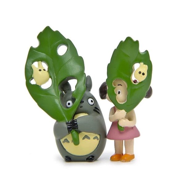 Totoro Stuffed Animal - My Neighbor Totoro and Mei Miniature Figurines 2pcs/set-Figure, House Decor, My Neighbor Totoro, Other, Totoro Stuffed Animal