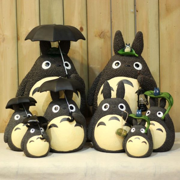 Totoro Dust Sprites - My Neighbor Totoro with Umbrella Piggy Bank-My Neighbor Totoro, Totoro Dust Sprites, Toy Figure