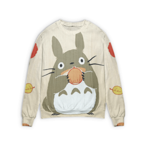 Satsuki My Neighbor Totoro - Totoro and the Chestnut 3D Sweater-Apparel, My Neighbor Totoro, Satsuki My Neighbor Totoro, Sweater