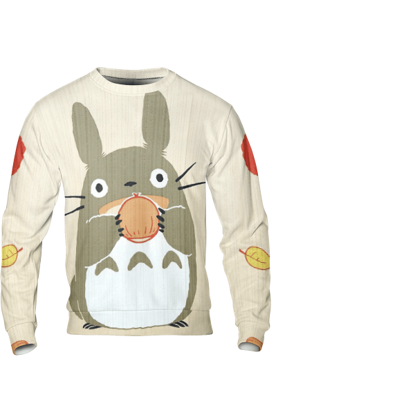 Chat Bus Totoro - Totoro and the Chestnut 3D Sweatshirt-Apparel, Chat Bus Totoro, My Neighbor Totoro, Sweatshirt