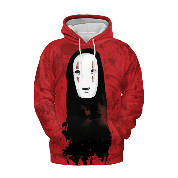 Dragon Haku Spirited Away - Spirited Away No Face Kaonashi 3D Hoodie-Apparel, Dragon Haku Spirited Away, Hoodie, kaonashi, no face, Spirited Away