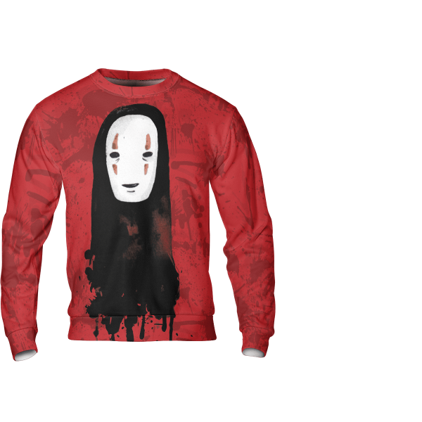 Like Spirited Away - Spirited Away No Face Kaonashi 3D SweatShirt-Apparel, Like Spirited Away, Spirited Away, Sweatshirt