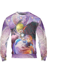 Howl's Moving Castle Movie Explained - Howl’s Moving Castle – Howl and Sophie 3D Sweatshirt-Apparel, Howl's Moving Castle, Howl's Moving Castle Movie Explained, Sweatshirt