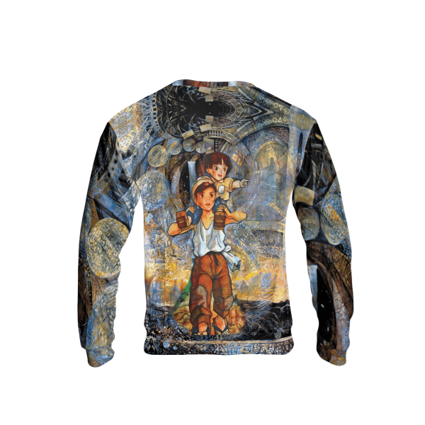 Grave of the Fireflies 3D Sweatshirt-Apparel, Sweatshirt