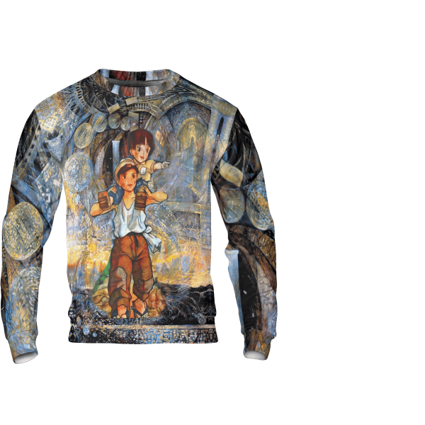 Grave of the Fireflies 3D Sweatshirt-Apparel, Sweatshirt