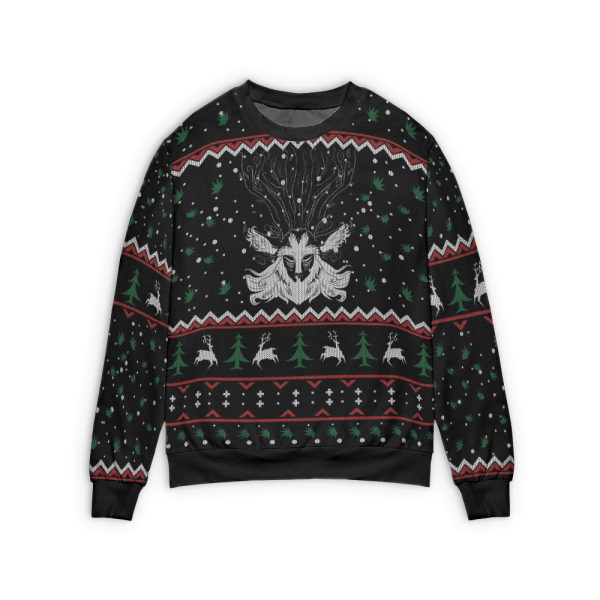 San Princess Mononoke - Princess Mononoke Shishigami Ugly Christmas Sweater-Apparel, princess mononoke, San Princess Mononoke, Sweater, ugly sweater