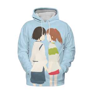 Spirited Away 2 - Spirited Away Chihiro and Haku 3D Hoodie-Apparel, Boh Spirited Away, Hoodie, Spirited Away, Spirited Away 2, Spirited Away Ghost