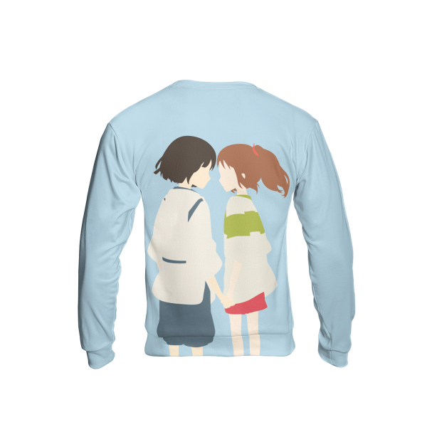 Spirited Away Theaters - Spirited Away Chihiro and Haku 3D Sweatshirt-Apparel, Spirited Away, Spirited Away Theaters, Sweatshirt