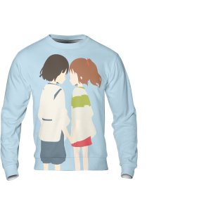 Spirited Away Theaters - Spirited Away Chihiro and Haku 3D Sweatshirt-Apparel, Spirited Away, Spirited Away Theaters, Sweatshirt