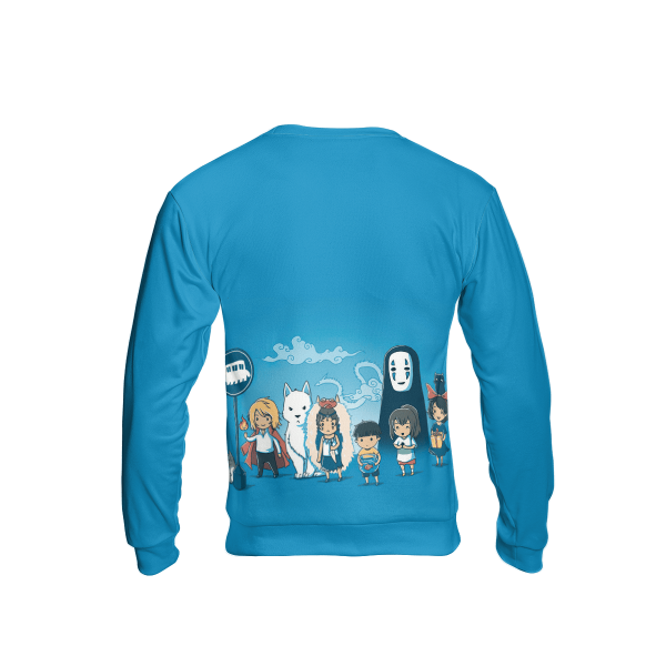 Spirited Away Frog - Ghibli Characters Cute Chibi 3D Sweatshirt-Apparel, Spirited Away, Spirited Away Frog, Sweatshirt