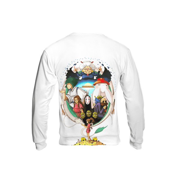 Lin Spirited Away - Spirited Away Combination Characters 3D Sweatshirt-Apparel, Lin Spirited Away, Spirited Away, Sweatshirt