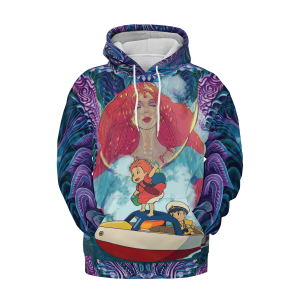 Is Ponyo Problematic - Ponyo Mother of The Sea 3D Hoodie-Apparel, Hoodie, Is Ponyo Problematic, ponyo