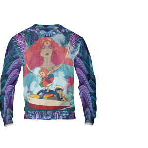 Nicole Ponyo - Ponyo Mother of The Sea 3D Sweatshirt-Apparel, Nicole Ponyo, ponyo, Sweatshirt