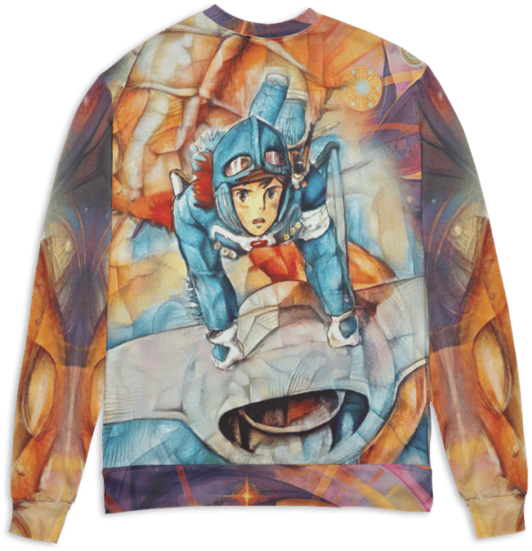 Nausicaa and The Valley of The Wind Canvas 3D Sweater-Apparel, Sweater