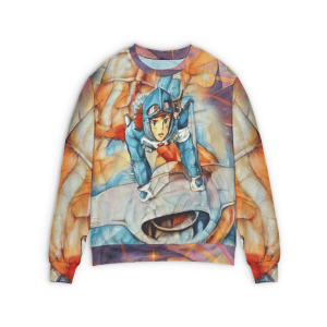 Nausicaa and The Valley of The Wind Canvas 3D Sweater-Apparel, Sweater