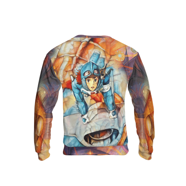 Nausicaa and The Valley of The Wind Canvas 3D Sweatshirt-Apparel, Sweatshirt