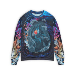 Ponyo Anime - Ponyo on The Sea 3D Sweater-Apparel, ponyo, Ponyo Anime, Sweater