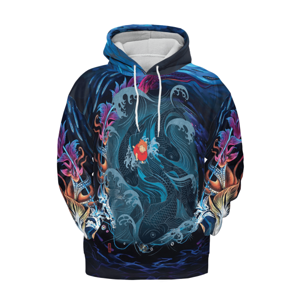 Lisa Ponyo - Ponyo on The Sea 3D Hoodie-Apparel, Hoodie, Lisa Ponyo, ponyo