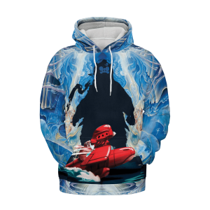 Porco Rosso 3D Hoodie-Apparel, Hoodie, porco rosso