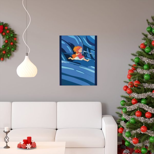 Ponyo Mom - Ponyo Upon the Sea Poster-House Decor, ponyo, Ponyo Mom, Poster