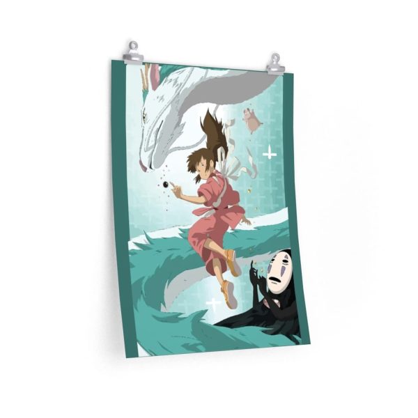 Spirited Away Sen - Spirited Away – Sen and Haku under Water Poster-House Decor, Poster, Spirited Away, Spirited Away Sen