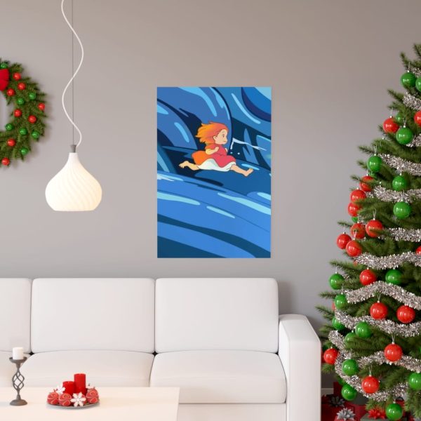 Ponyo Mom - Ponyo Upon the Sea Poster-House Decor, ponyo, Ponyo Mom, Poster