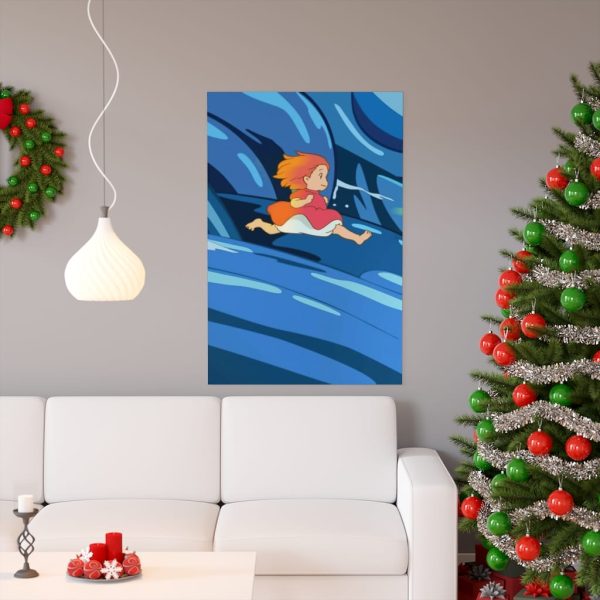 Ponyo Mom - Ponyo Upon the Sea Poster-House Decor, ponyo, Ponyo Mom, Poster