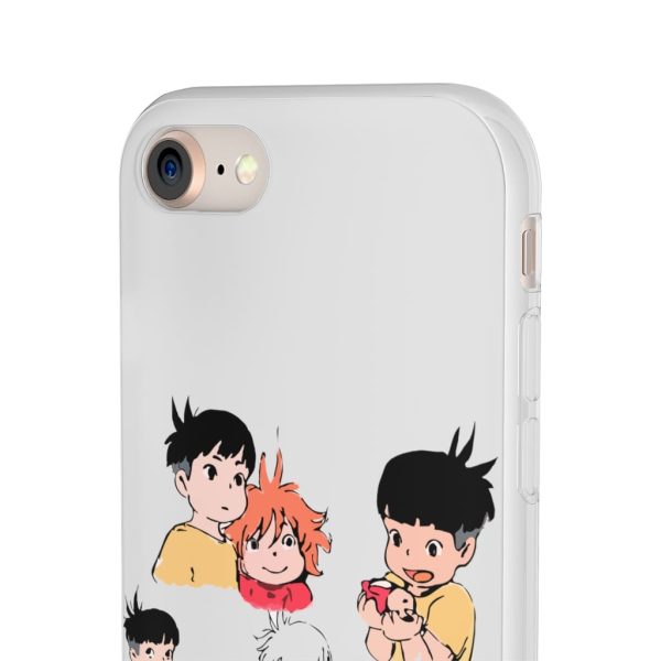 Ponyo Plush - Ponyo and Sosuke Sketch iPhone Cases-Accessories, Phone Case, ponyo, Ponyo Plush