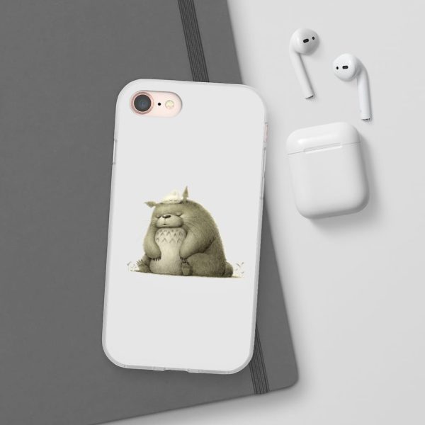 Tom Totoro Concrete Atlantic City - The Fluffy Totoro iPhone Cases-Accessories, My Neighbor Totoro, Phone Case, Tom Totoro Concrete Atlantic City