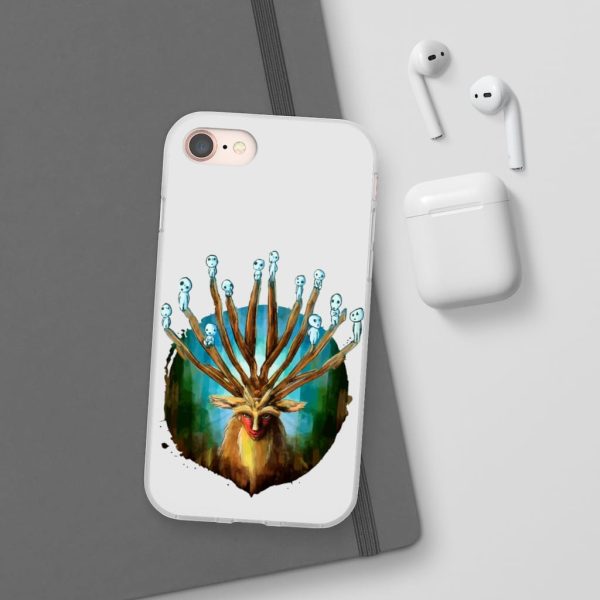 Studio Ghibli Films Princess Mononoke - Princess Mononoke – Shishigami and The Tree Spirit iPhone Cases-Accessories, Phone Case, princess mononoke, Studio Ghibli Films Princess Mononoke