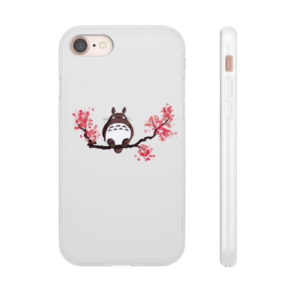 My Neighbor Totoro Japanese - Totoro and Sakura iPhone Cases-Accessories, My Neighbor Totoro, My Neighbor Totoro Japanese, Phone Case