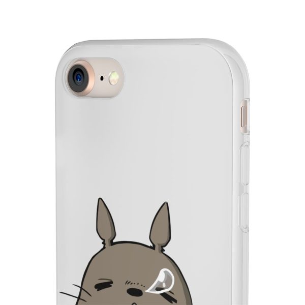 Totoro Umbrella - Sleepy Totoro iPhone Cases-Accessories, My Neighbor Totoro, Phone Case, Totoro Umbrella