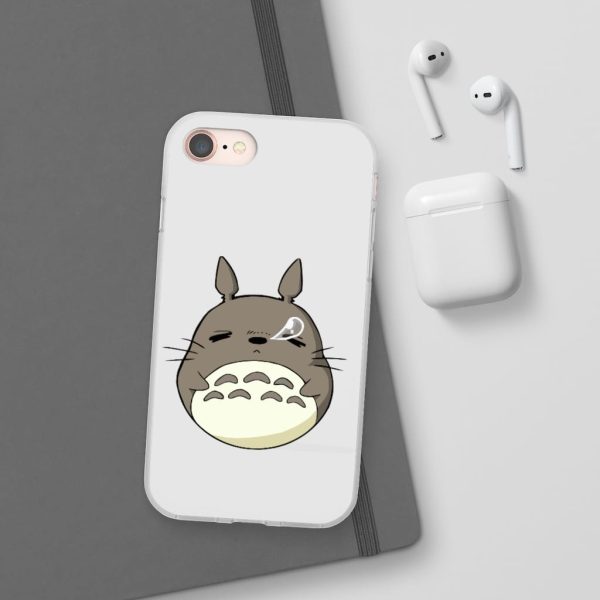 Totoro Umbrella - Sleepy Totoro iPhone Cases-Accessories, My Neighbor Totoro, Phone Case, Totoro Umbrella