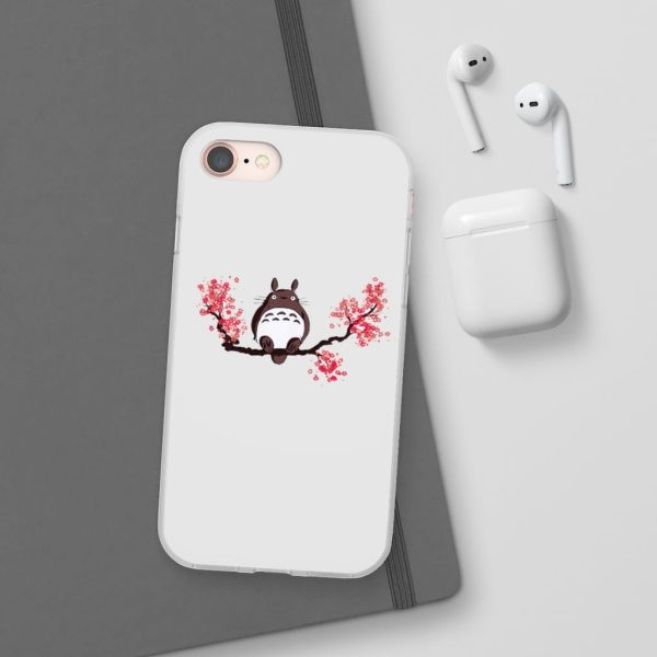 My Neighbor Totoro Japanese - Totoro and Sakura iPhone Cases-Accessories, My Neighbor Totoro, My Neighbor Totoro Japanese, Phone Case