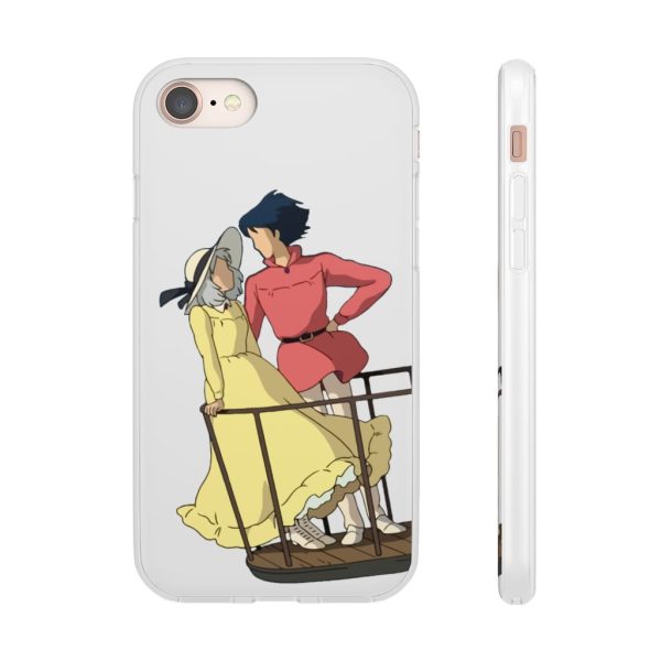 Sheet Music Howl's Moving Castle - Howl’s Moving Castle – Sophie and Howl Gazing at Each other iPhone Cases-Accessories, Howl's Moving Castle, Phone Case, Sheet Music Howl's Moving Castle