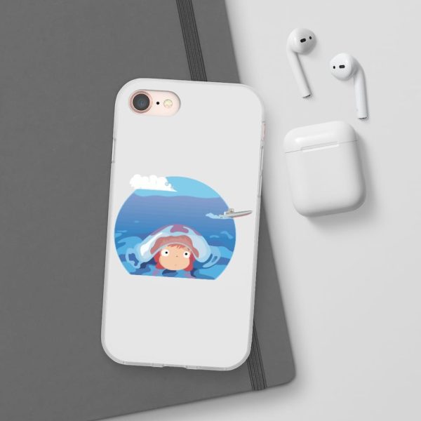 Ponyo Background - Ponyo in her first trip iPhone Cases-Accessories, Phone Case, ponyo, Ponyo Background