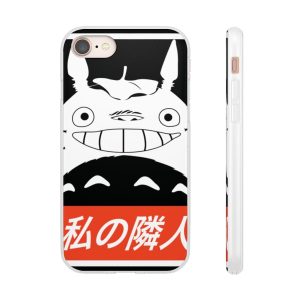 Totoro Japanese Restaurant - Smiling Totoro iPhone Cases-Accessories, My Neighbor Totoro, Phone Case, Totoro Japanese Restaurant