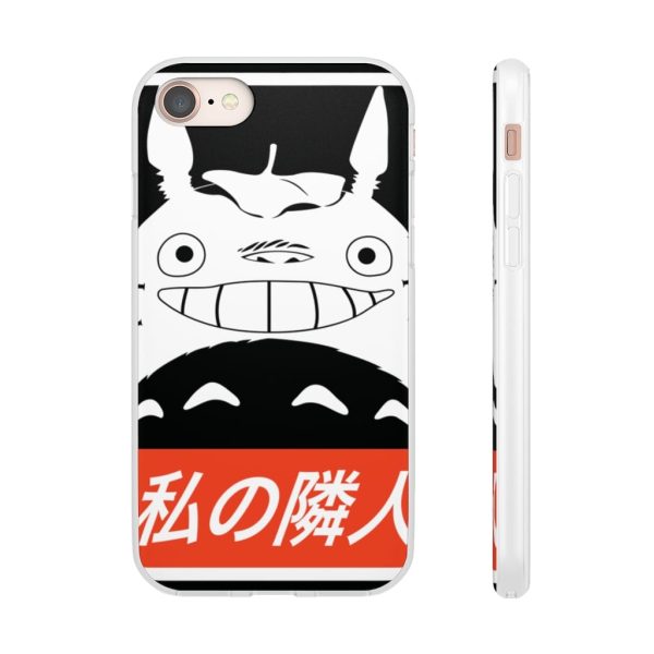 Totoro Japanese Restaurant - Smiling Totoro iPhone Cases-Accessories, My Neighbor Totoro, Phone Case, Totoro Japanese Restaurant