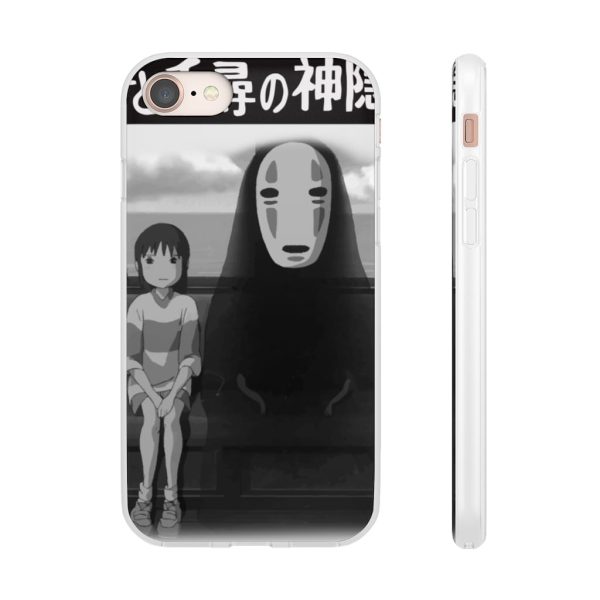 Like Spirited Away - Spirited Away – Chihiro and No Face on the Train iPhone Cases-Accessories, kaonashi, Like Spirited Away, no face, Phone Case, Spirited Away