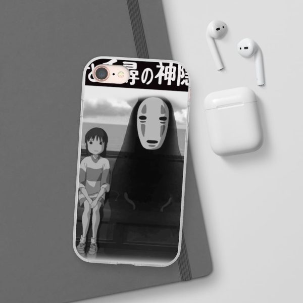 Like Spirited Away - Spirited Away – Chihiro and No Face on the Train iPhone Cases-Accessories, kaonashi, Like Spirited Away, no face, Phone Case, Spirited Away