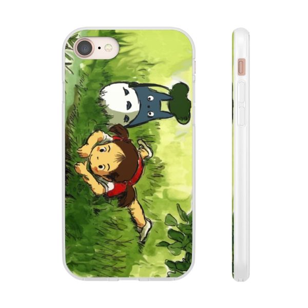 Studio Ghibli Totoro Movie - My Neighbor Totoro – Playing Mei iPhone Cases-Accessories, My Neighbor Totoro, Phone Case, Studio Ghibli Totoro Movie